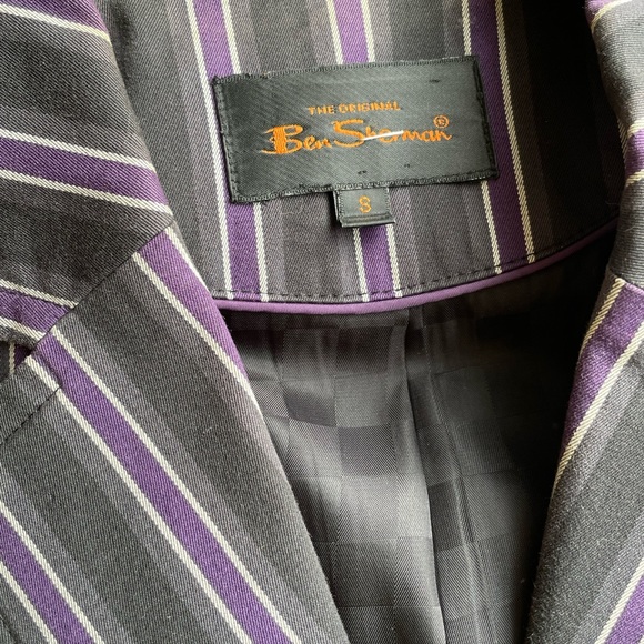 Ben Sherman blazer with purple stripes - Picture 2 of 6